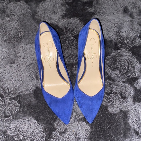 Cobalt blue pumps - Picture 1 of 5